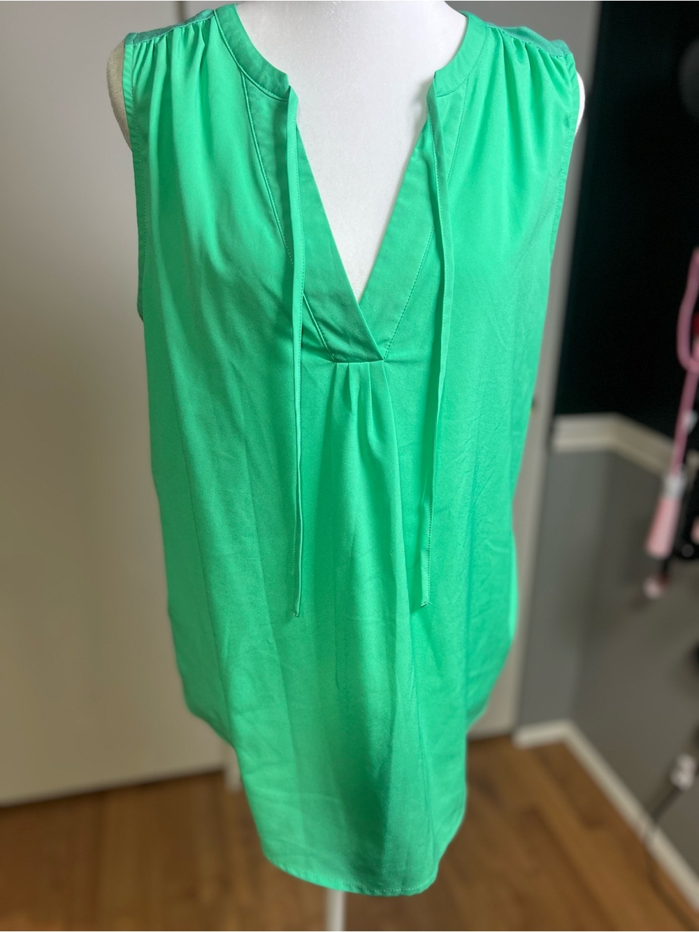 Merona Bright Green Sleeveless Swim Cover-Up Tunic